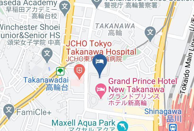 Grand Prince Hotel Shin Takanawa Map