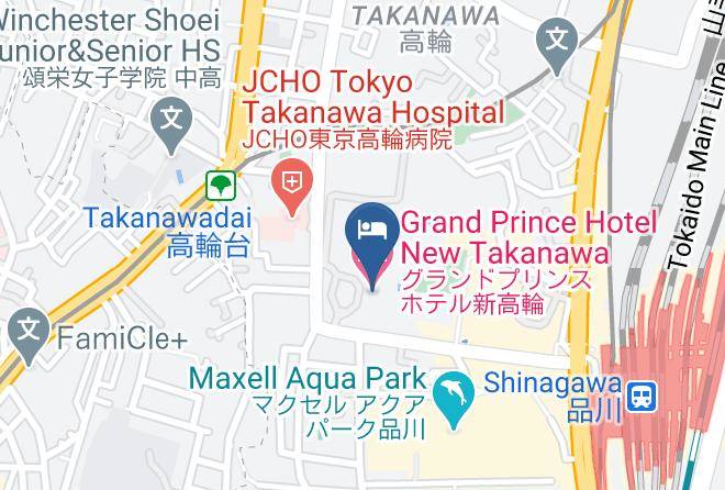 Minato Ward - Grand Prince Hotel New Takanawa Maps