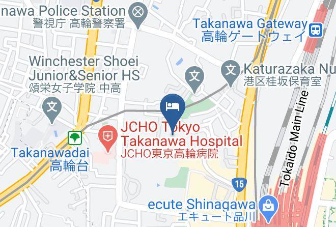 Minato Ward - Grand Prince Hotel Takanawa Maps