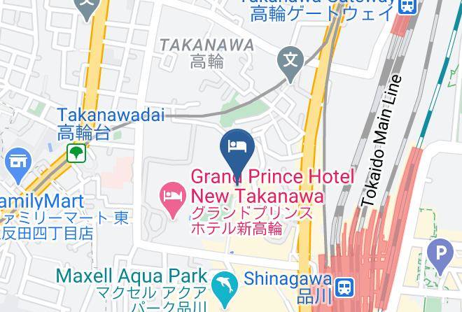 Minato Ward - The Prince Sakura Tower Tokyo Autograph Collection Maps