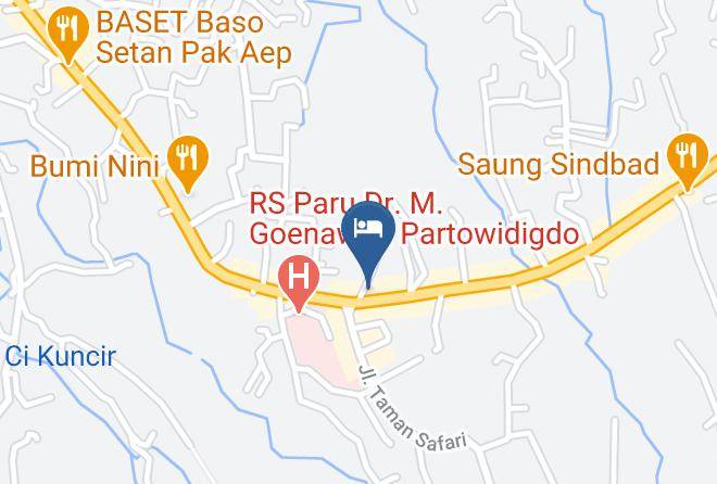 Bogor Regency - Reddoorz Premium Grand Prioritas Hotel Puncak Maps