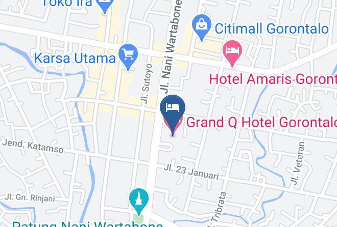 Kota Gorontalo - Grand Q Hotel Gorontalo Maps