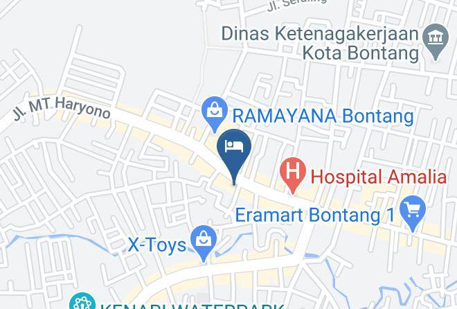 Kota Bontang - Grand Raodah Hotel Maps
