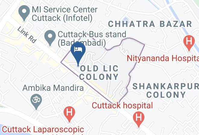 Cuttack - Grand Residency Hotel Maps