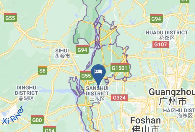 Foshan - Grand Rezen Hotel Shihuang Sanshui Maps