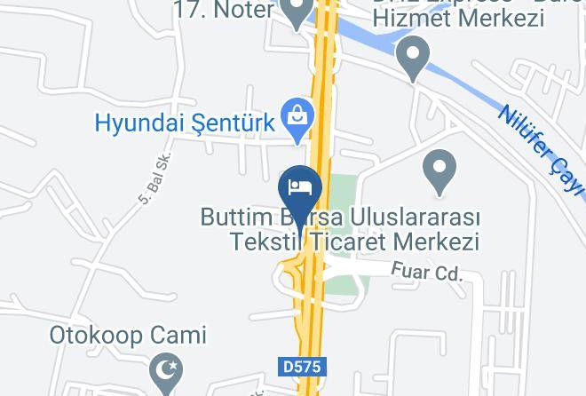 Osmangazi - Grand Rimedya Hotel Bursa Maps