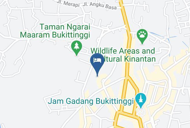 Kota Bukittinggi - Grand Rocky Hotel Bukittinggi Maps