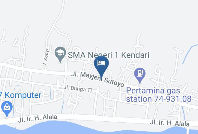 Kendari - Grand S O Hotel Maps