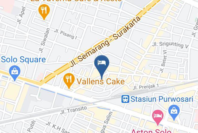 Surakarta - Grand Sae Boutique Hotel Maps