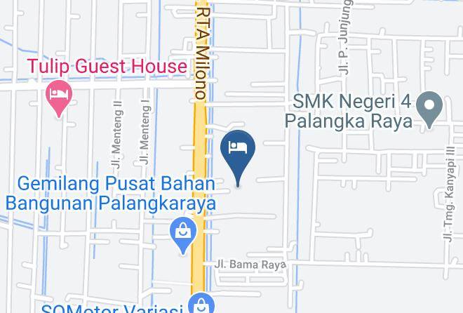Kota Palangka Raya - Grand Sakura Hotel Palangkaraya Maps