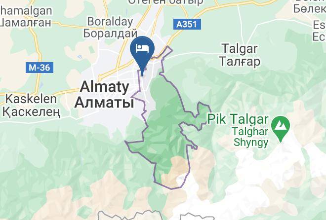 Almaty City - Grand Sapphire Hotel Maps