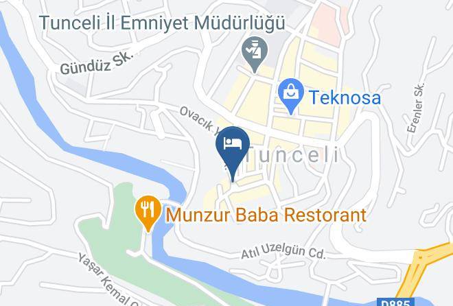 Tunceli Mogultay - Grand Saroglu Hotel Maps