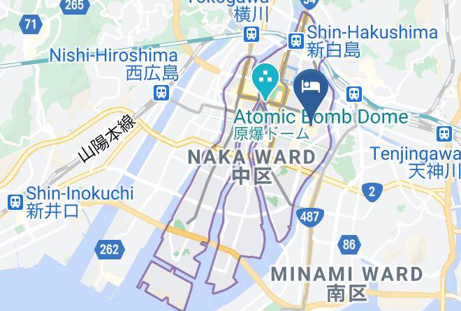 Grand Sauna Hiroshima Map - Hiroshima Pref - Hiroshima City Naka Ward