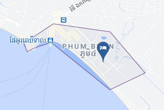 Preah Sihaknuk Town - Grand Seagull Hotel Maps
