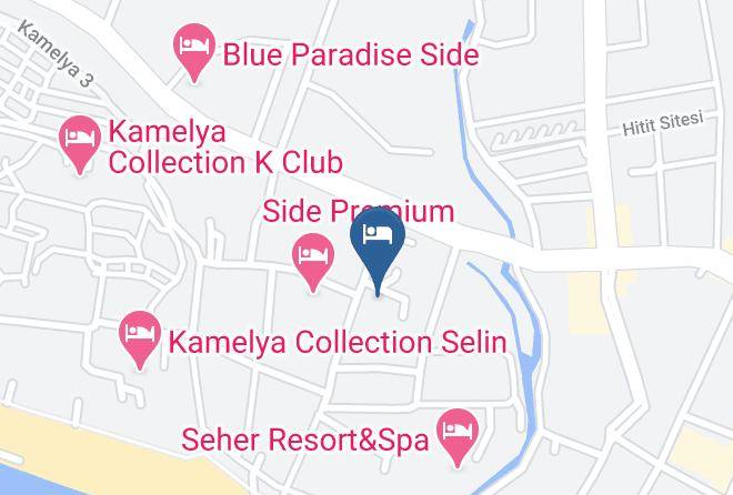 Manavgat - Grand Seker Otel Maps