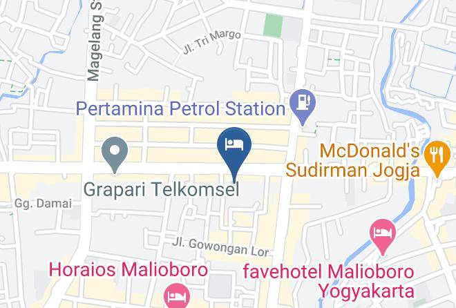 Kota Yogyakarta - Grand Senyum Hotel Yogyakarta Maps