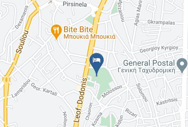Ioannina - Grand Serai Xenia Hotel Maps
