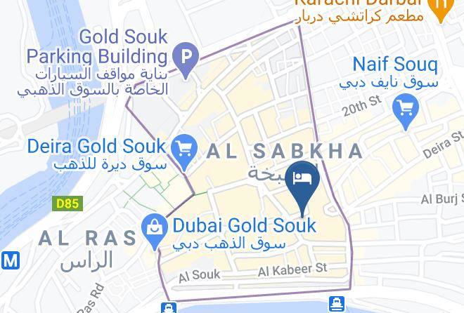 Dubai - Grand Sina Hotel Maps