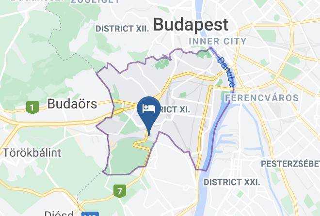 Budapest 11 Kerulet - Grand Slam Park Inn Maps