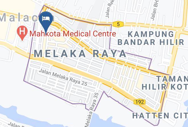 Melaka Tengah - Grand Star Hotel Melaka Maps