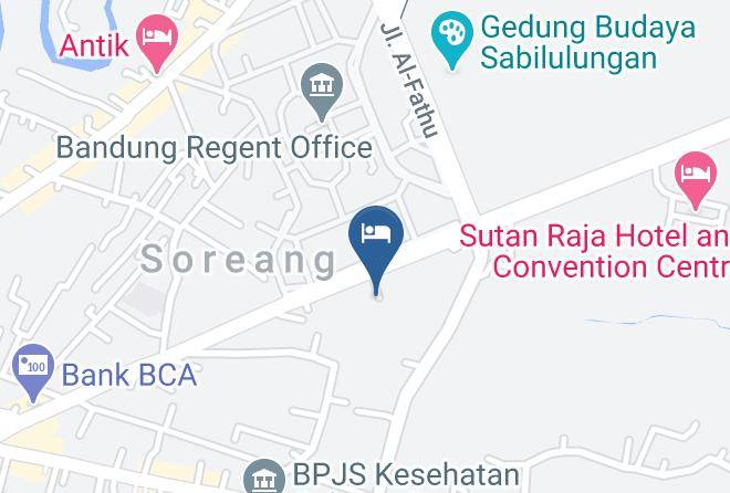 Bandung Regency - Grand Sunshine Resort & Convention Soreang Bandung Maps