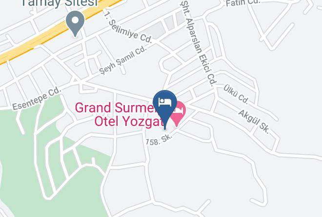 Yozgat Bahcesehir - Grand Surmely Hotel Maps