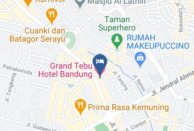 Bandung - Grand Tebu Hotel Bandung Maps