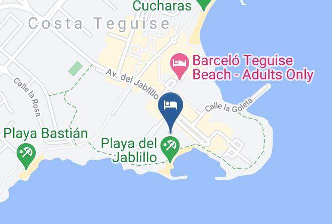 Las Palmas - Hotel Grand Teguise Playa Maps