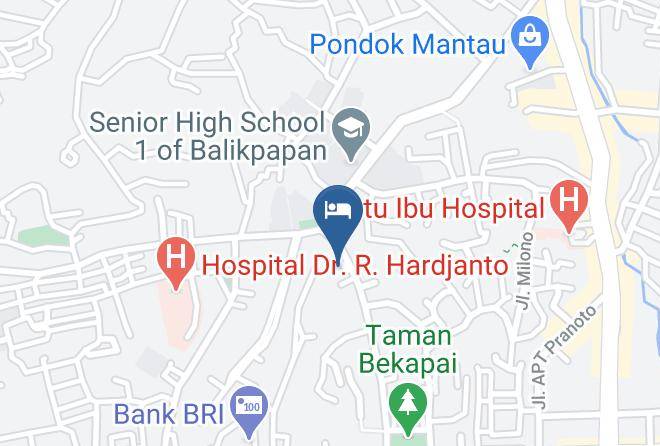 Balikpapan - Grand Tiga Mustika Hotel Maps