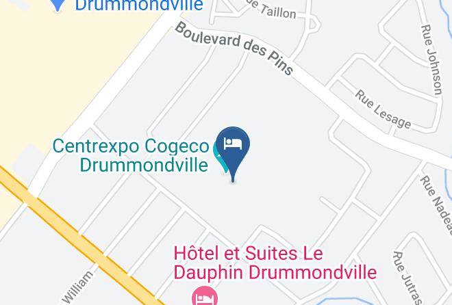 Drummond Regional County Municipality - Grand Times Hotel Drummondville Maps