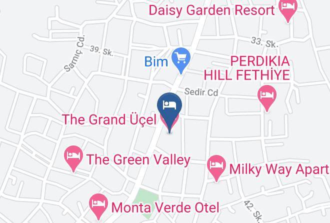 Fethiye - The Grand Ucel Hotel Maps