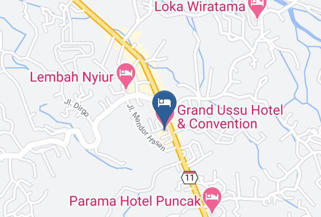 Bogor Regency - Grand Ussu Hotel & Convention Maps
