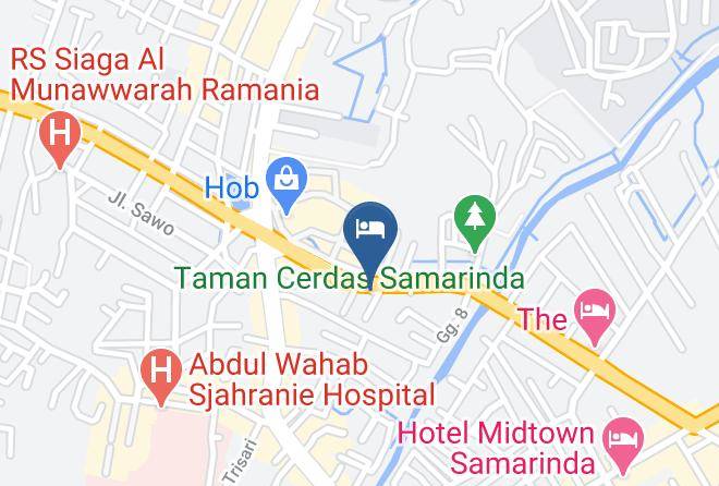 Samarinda - Grand Victoria Hotel Maps