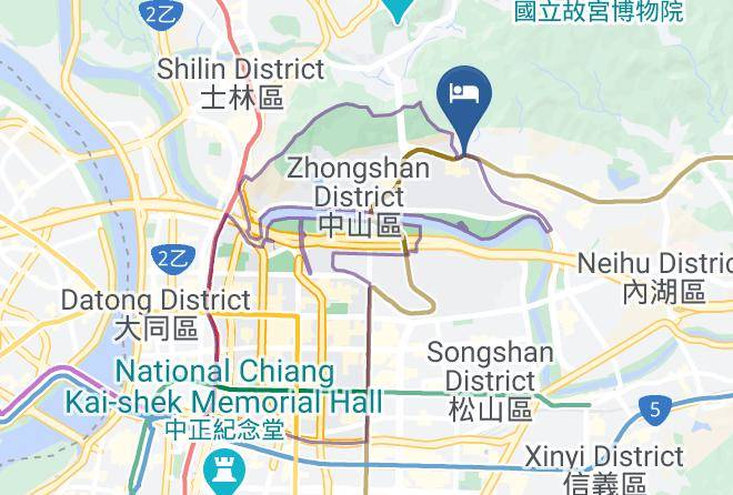 Zhongshan District Miramar Entertainment Park Shopping Area - Grand Victoria Hotel Taipei Maps