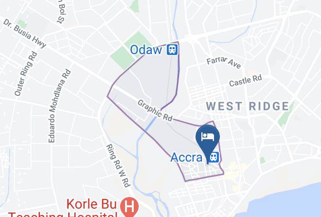 Accra - Grand View Hotel Maps