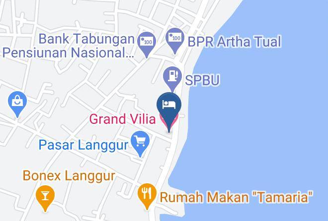 Maluku Tenggara - Grand Vilia Hotel Maps