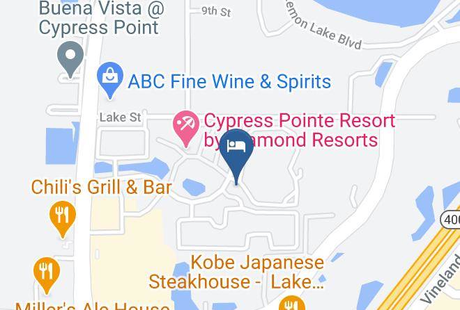Orange - Hilton Vacation Club Grande Villas Orlando Maps