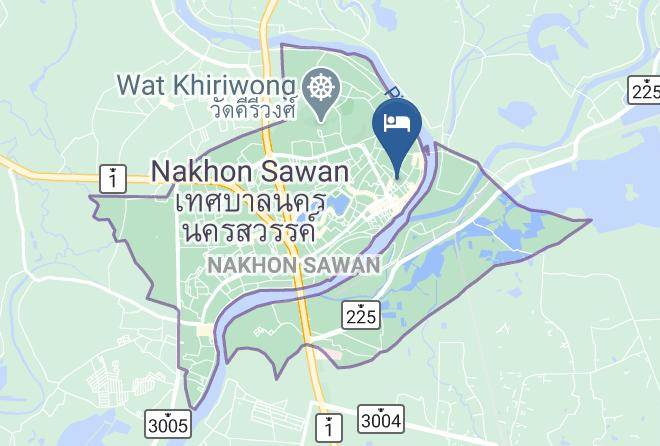 Amphoe Mueang Nakhon Sawan - Grand Vissanu Hotel Maps