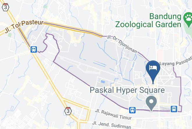 Bandung - Grand Viveana Hotel Maps