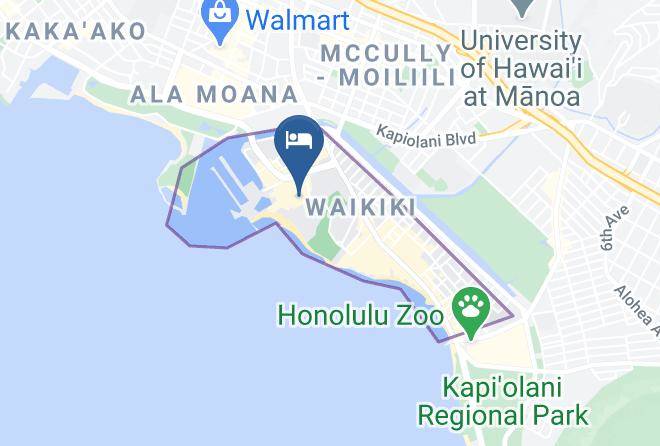 Honolulu - Hilton Grand Vacations Club The Grand Islander Waikiki Honolulu Maps