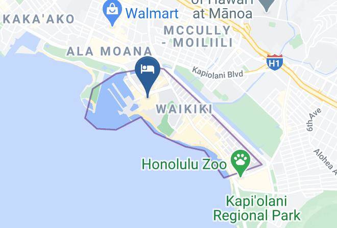 Honolulu - Grand Waikikian By Hilton Grand Vacations Maps
