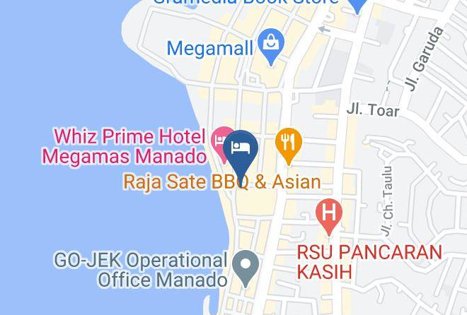 Grand Whiz Megamas Manado Map