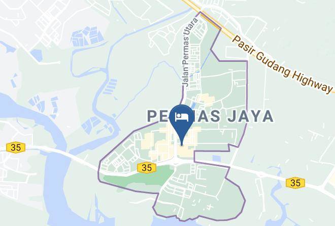 Johor Bahru - Lavender Inn Permas Jaya Maps