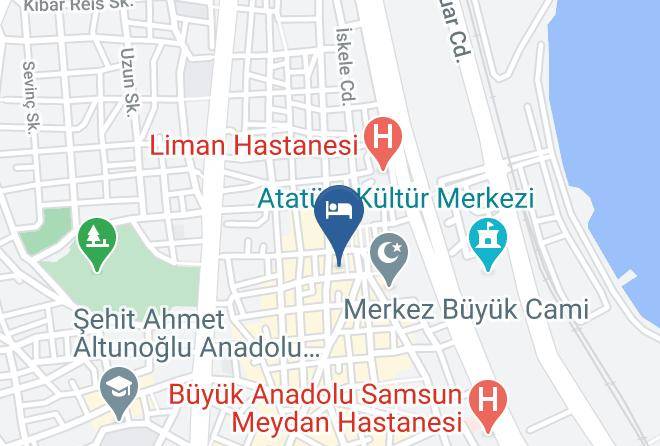 Grand Yilmaz Hotel Map