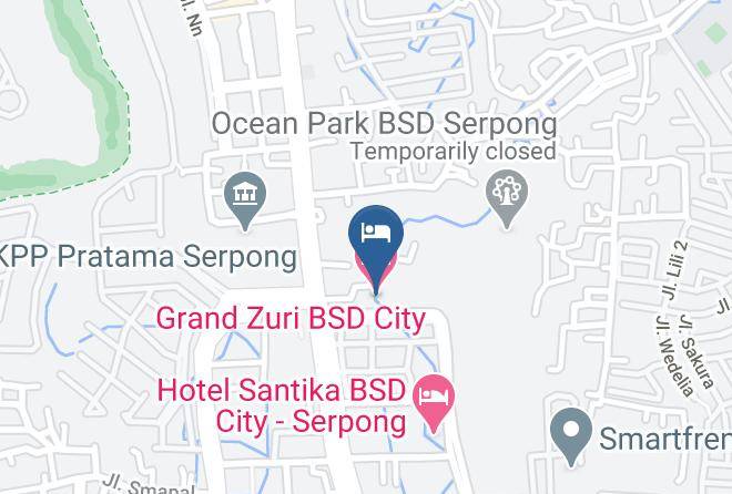 Kota Tangerang Selatan - Grand Zuri Bsd City Maps
