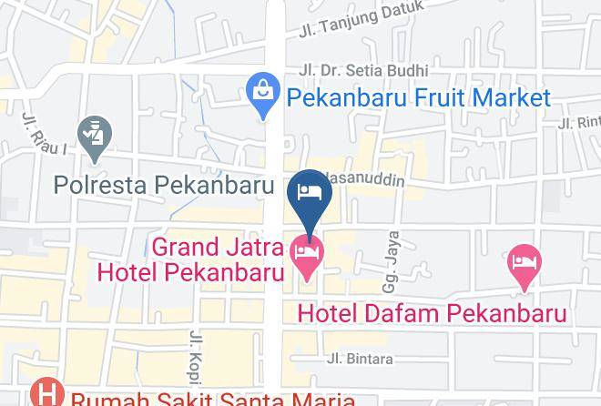 Pekanbaru - Grand Zuri Hotel Pekanbaru Maps