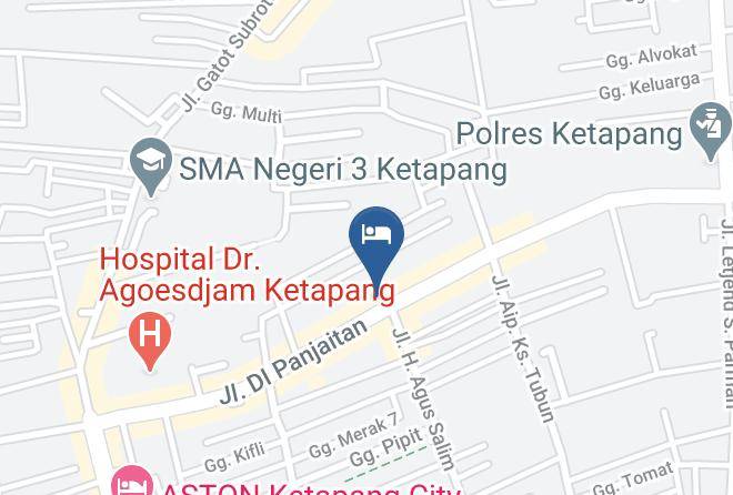 Ketapang Regency - Grand Zuri Ketapang Maps