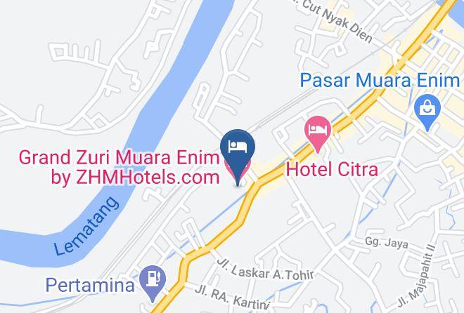 Muara Enim Regency - Grand Zuri Muara Enim By Zhmhotels Com Maps