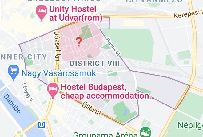 Budapest 8 Kerulet - Grandbackpackers Maps