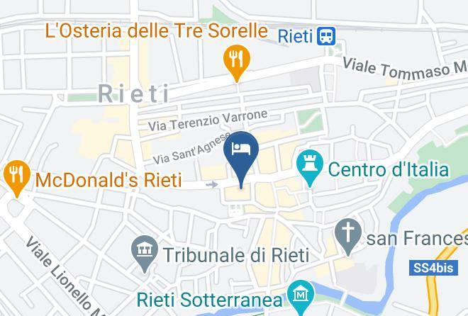 Rieti - Grande Albergo Quattro Stagioni Maps